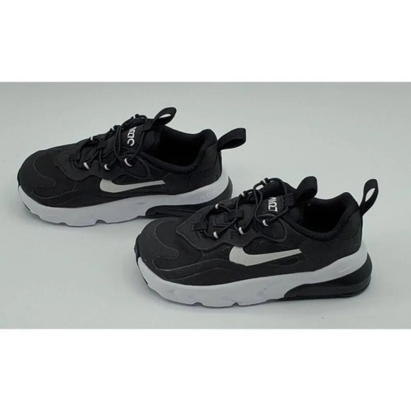 Nike Toddler's Air Max 270 RT Black White Running Shoes CD2654-009 Size 8C NEW - Picture 5 of 9